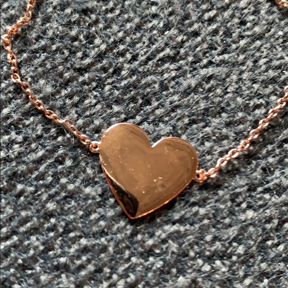 Shashi rose gold heart bracelet - Picture 2 of 3